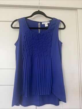 NWT August Silk Havana Sapphire Sleeveless Camisole Petite Medium